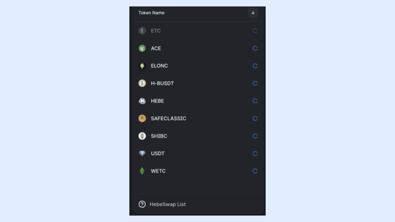 Multichain tokens.